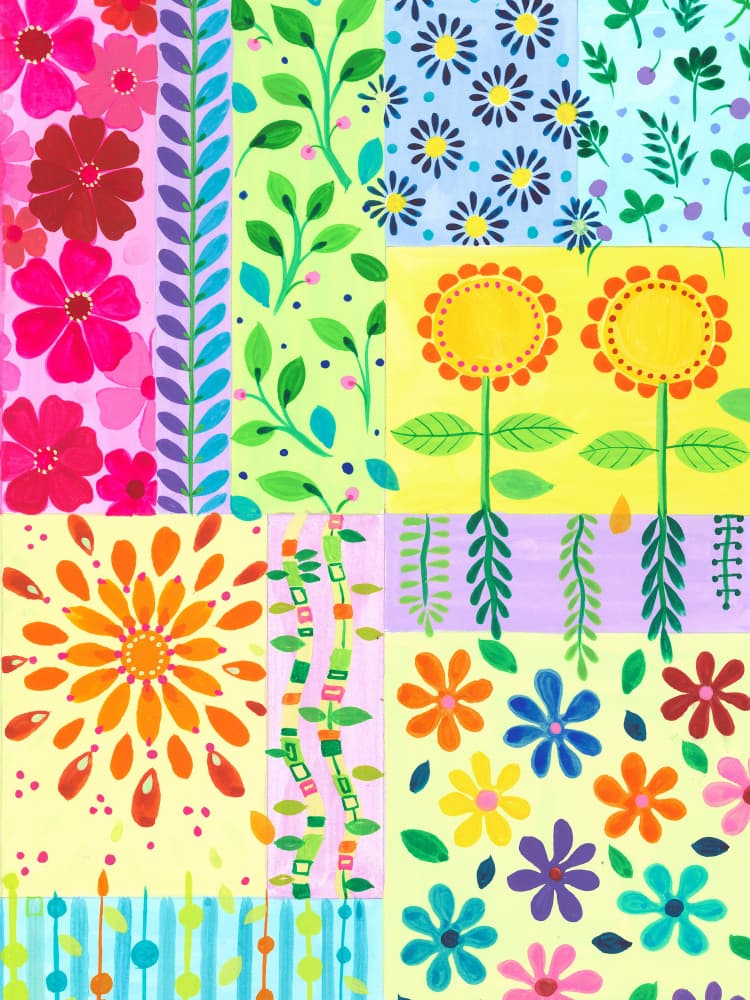Blooming Patterns by Isabelle Brent — canvas wall art