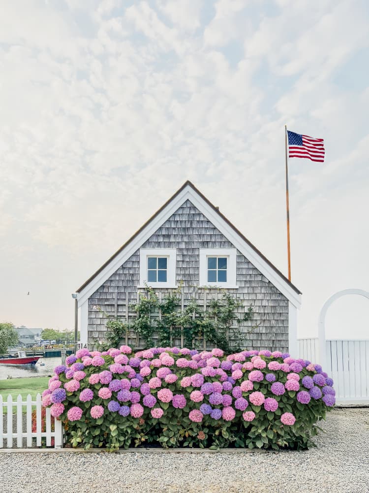 Nantucket Cottage by Kathrin Pienaar — canvas wall art