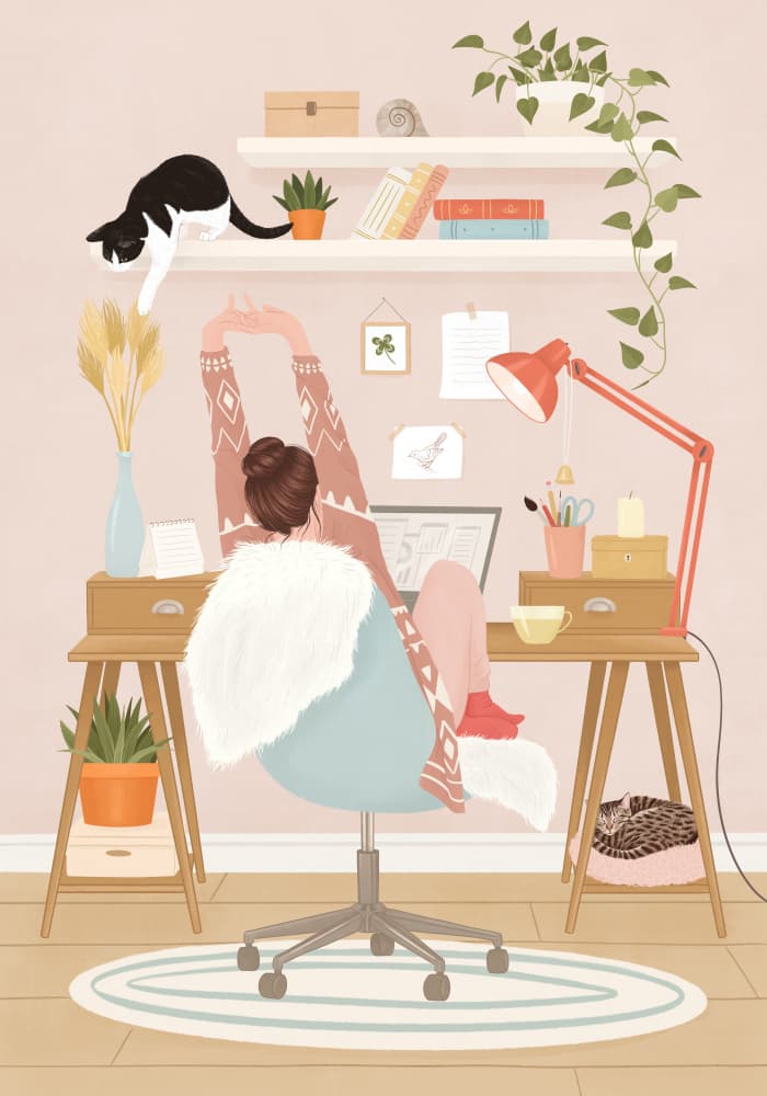 Cozy Home Stretch by Petra Holíková — canvas wall art