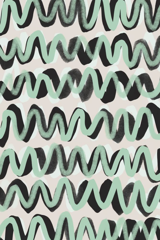 Wave Motion Rhythm by Treechild — canvas wall art