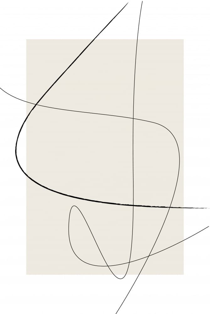 Flowing Abstract Lines by Oju Design — canvas wall art