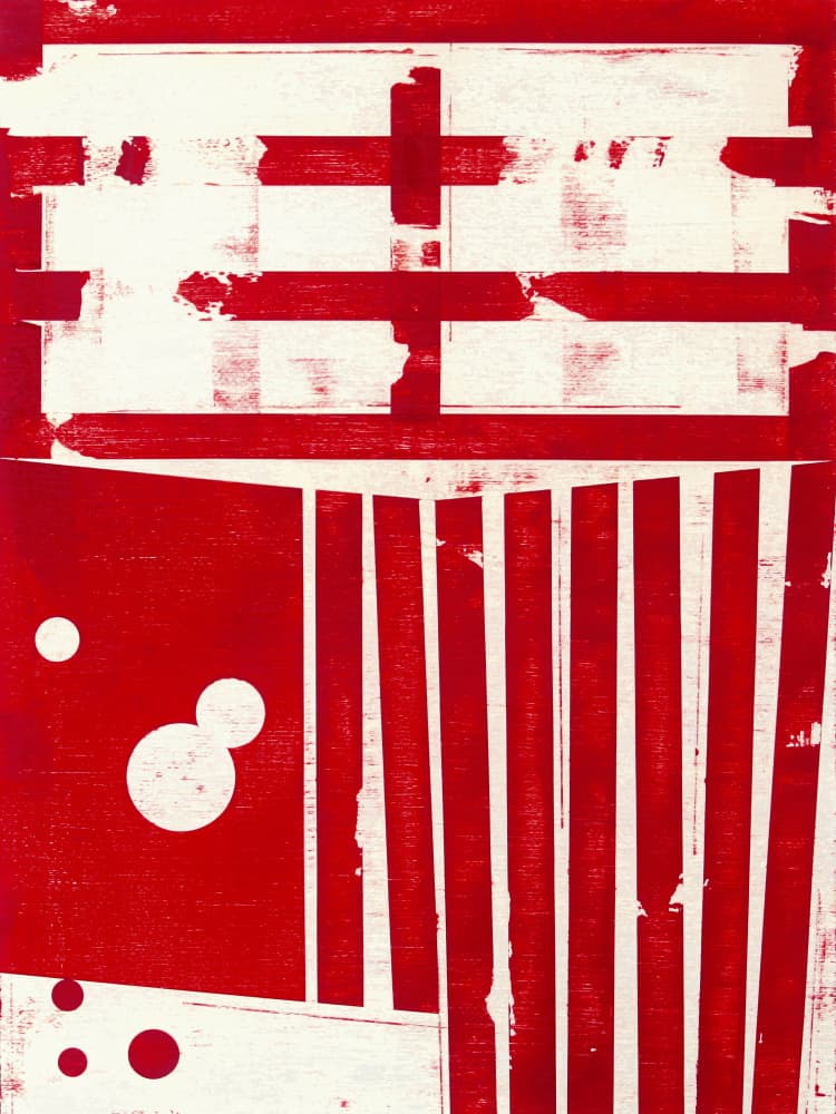 Bold Geometric Abstract by Petr Strnad — canvas wall art
