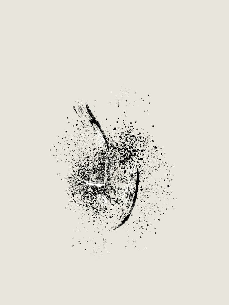 Dynamic Ink Burst by Imaginative — canvas wall art