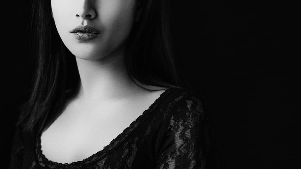 Mysterious Woman Portrait by Jacob Tuinenga — canvas wall art