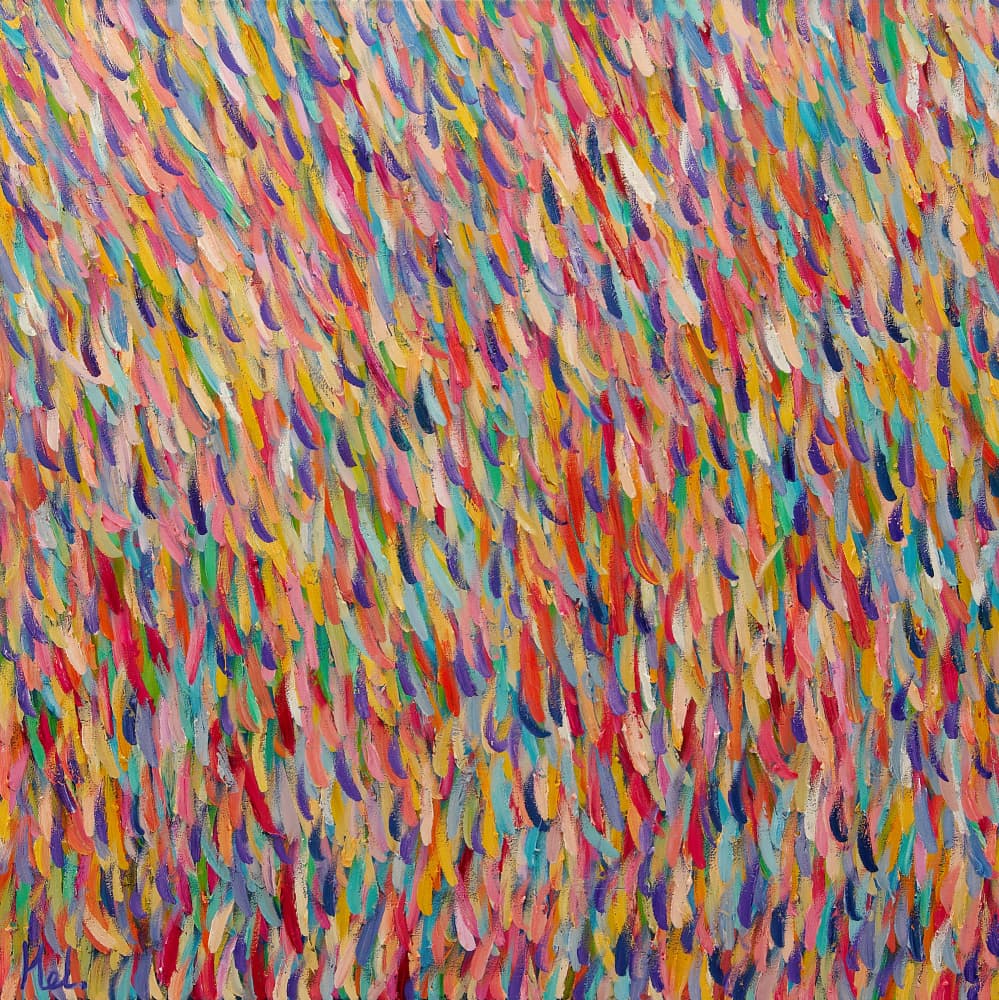 Colorful Abstract Strokes by Helen Joynson — canvas wall art