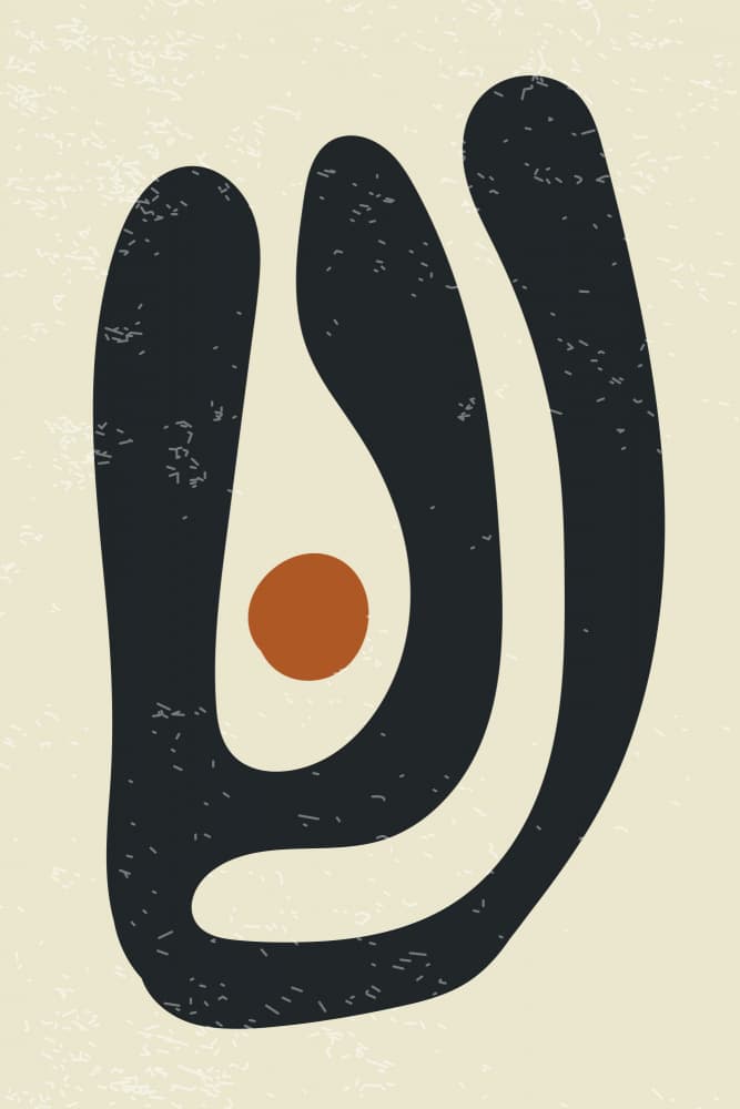 Earthy Abstract Shapes by jay stanley — canvas wall art