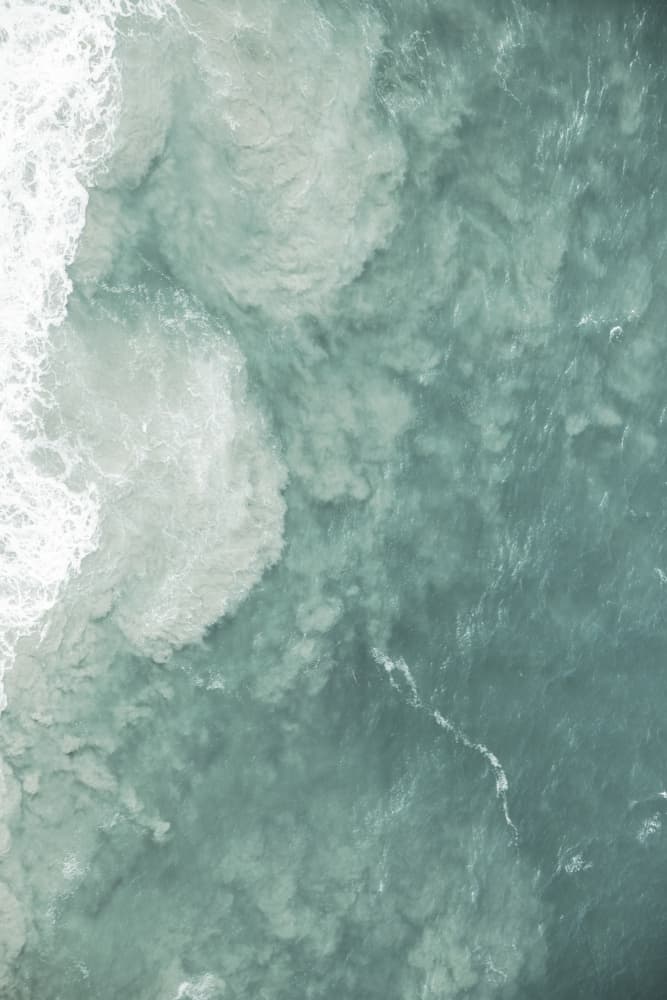 Ocean's Gentle Swirl by Shot by Clint — canvas wall art
