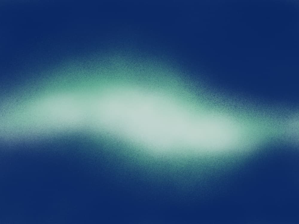 Deep Blue Glow by Little Dean — canvas wall art