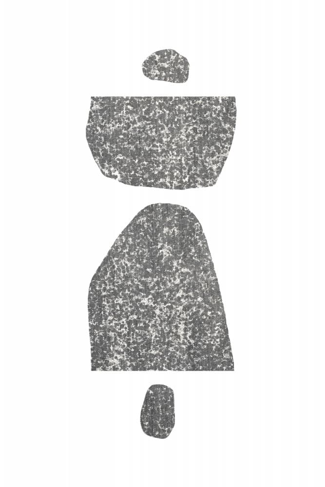 Stone Balance by uplusmestudio — canvas wall art