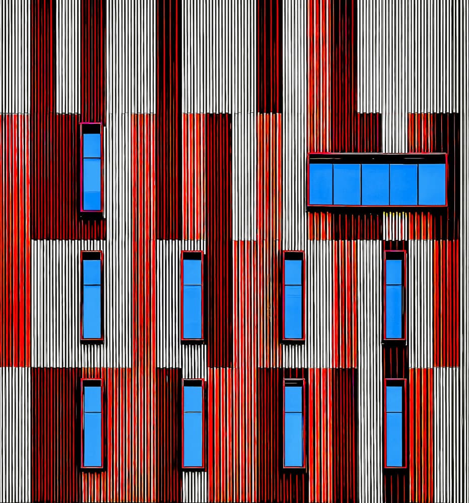 Facade - Phoenix, Arizona by Arnon Orbach — canvas wall art