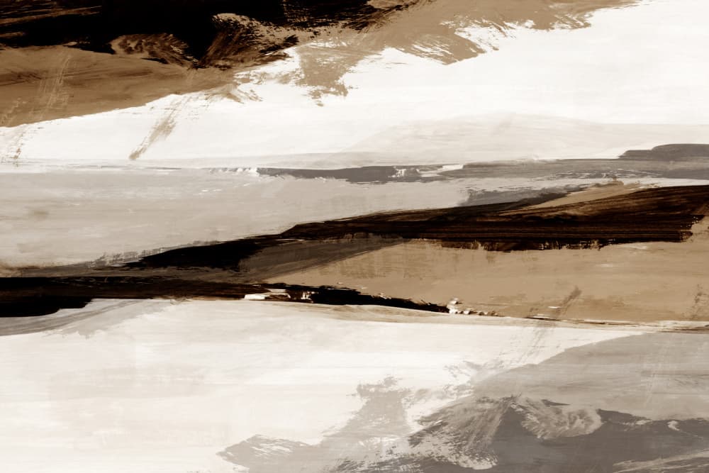 Layered Earth Tones by cartissi — canvas wall art