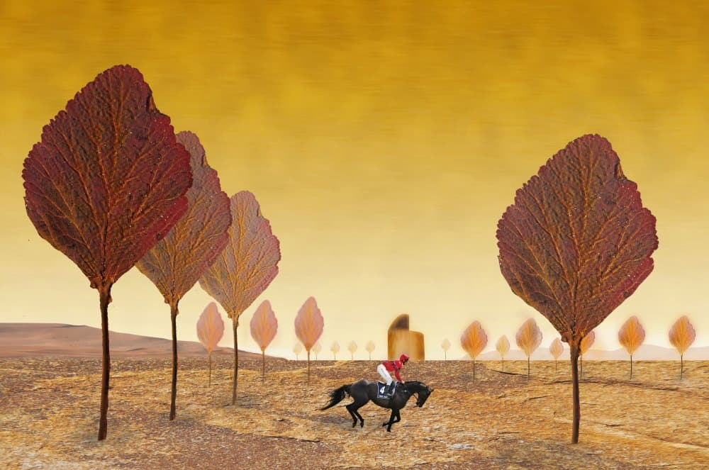 Surreal Autumn Ride by Peter Hammer — canvas wall art