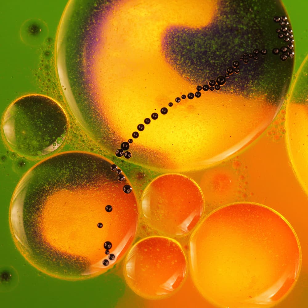 Golden Fluid Abstract by Ileana Bosogea-Tudor — canvas wall art