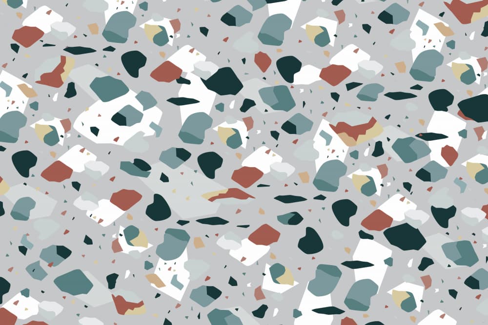 Modern Terrazzo Pattern by Sue Skellern — canvas wall art