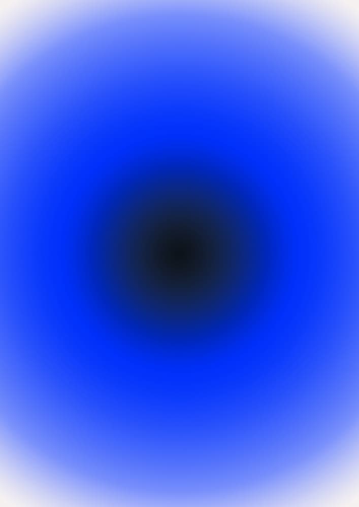 Deep Blue Radial Gradient by Juliana Sampaio Silva — canvas wall art