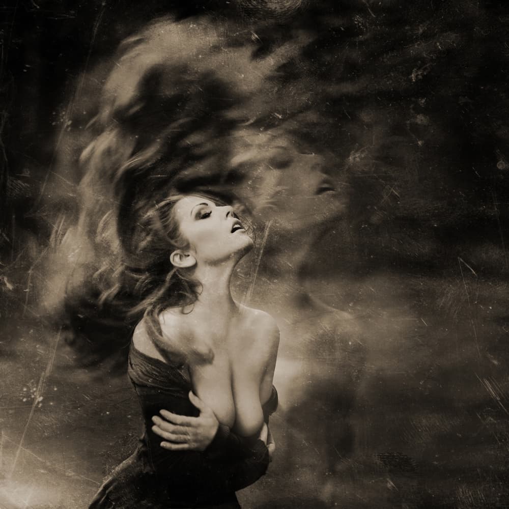 Ethereal Woman Dream by Andrzej Car — canvas wall art