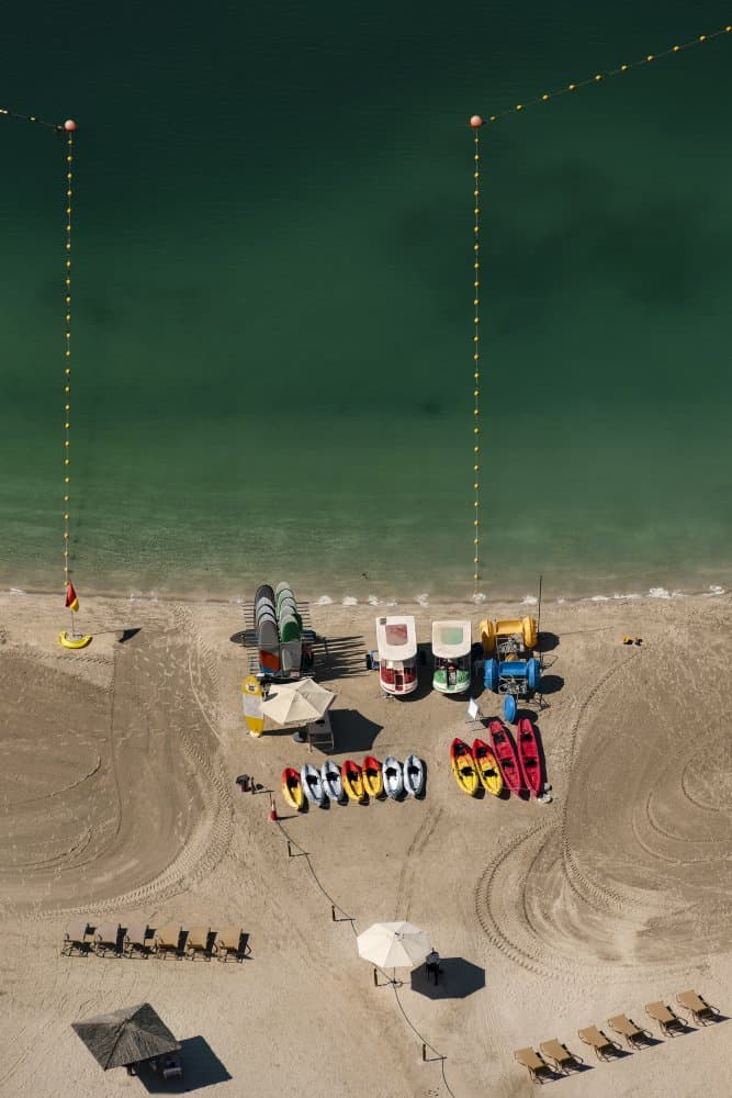 On the beach by Jure Kravanja — canvas wall art