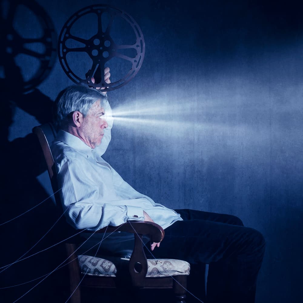 Mind Projection Film by Michael Bilotta — canvas wall art