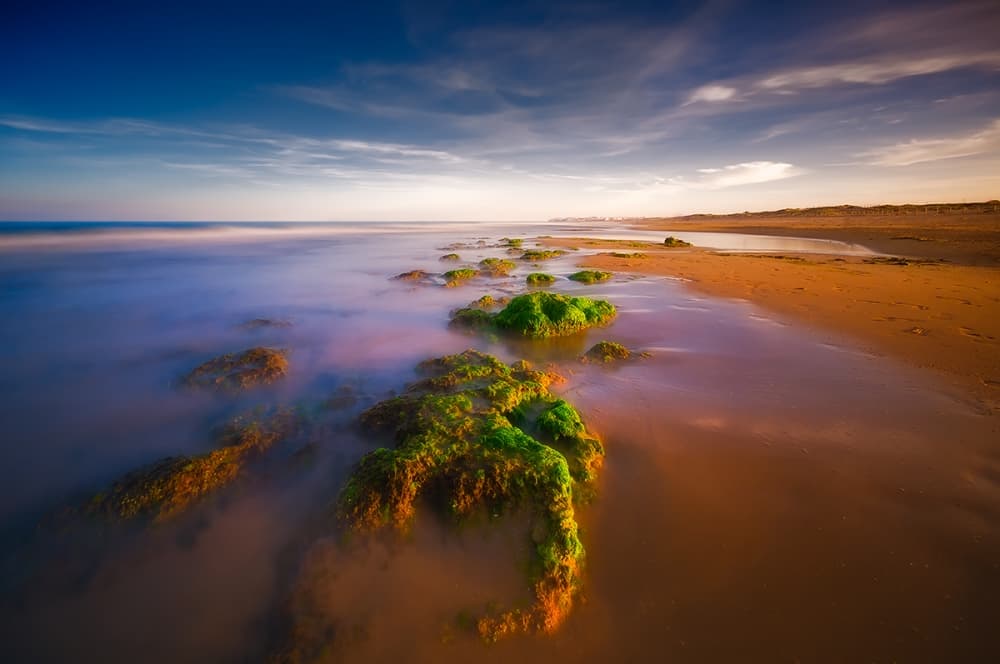 Serene Coastal Sunrise by Piotr Krol (Bax) — canvas wall art