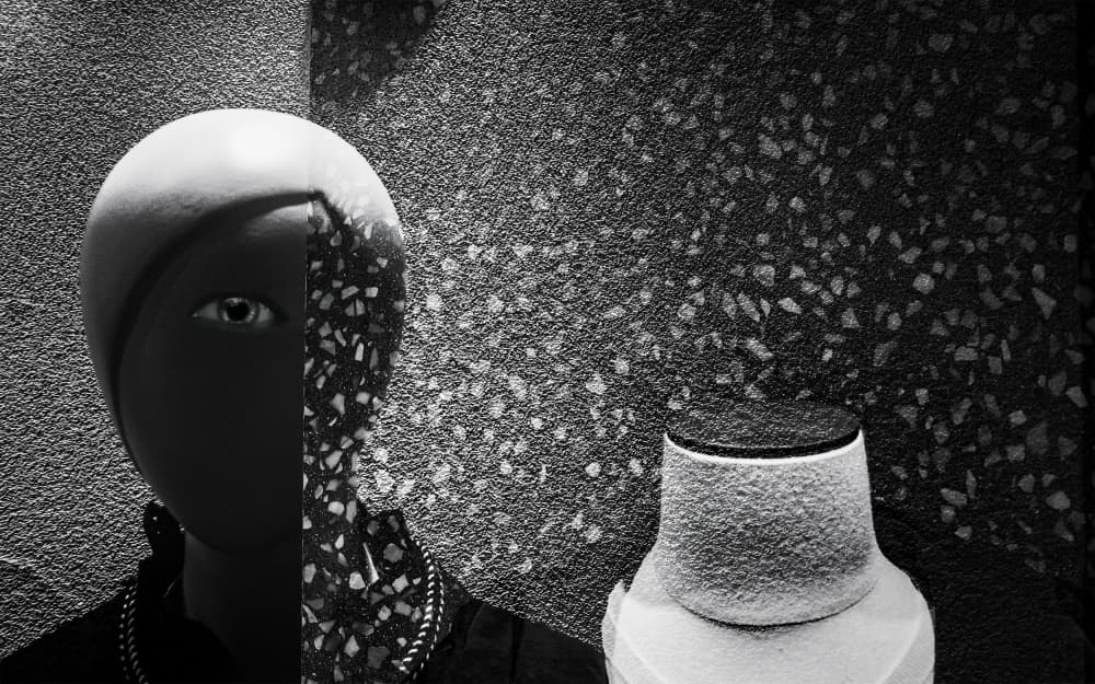 Mannequin Shadow Texture by Parole Kim — canvas wall art