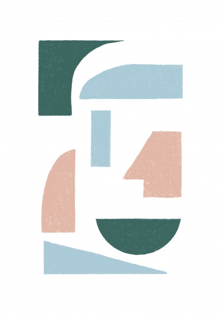 Modern Abstract Shapes by Orara Studio — canvas wall art