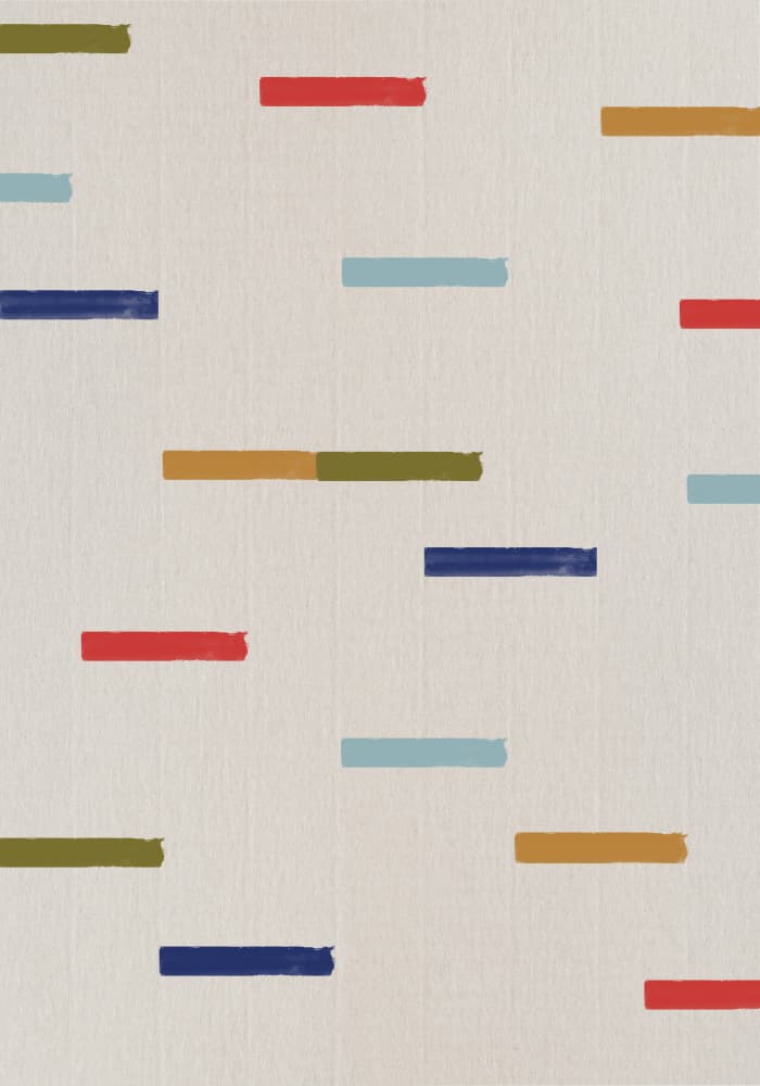 Colorful Strokes by THE MIUUS STUDIO — canvas wall art