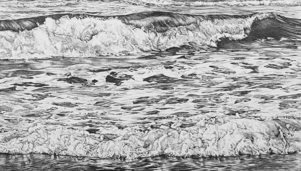 Crashing Ocean Waves by PETER GOODHALL — canvas wall art