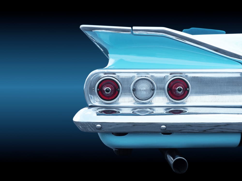 Classic Blue Tail Fin by Beate Gube — canvas wall art
