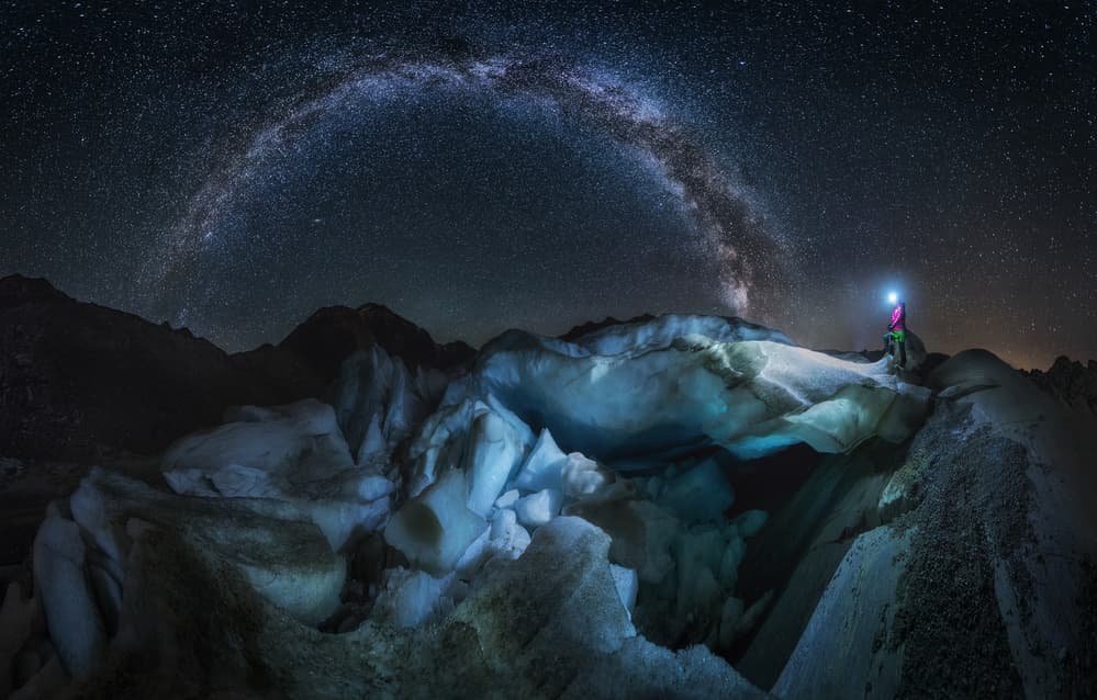 Gazing Under Milky Way by Dr. Nicholas Roemmelt — canvas wall art