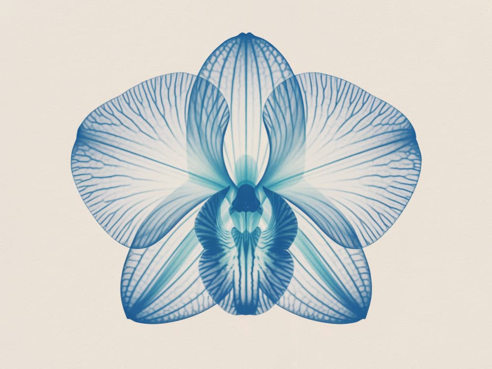 Transparent Orchid Bloom by Andreas Magnusson — canvas wall art