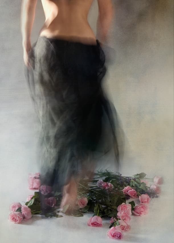 Ethereal Rose Dance by miriana — canvas wall art
