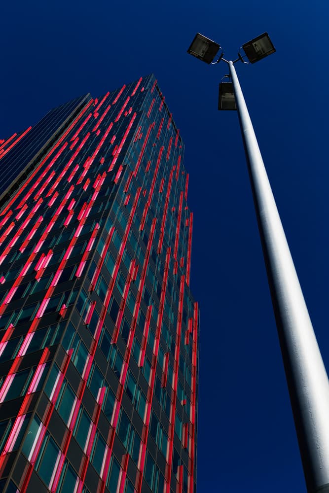 Modern City Skyscraper by Eric Mattheyses — canvas wall art