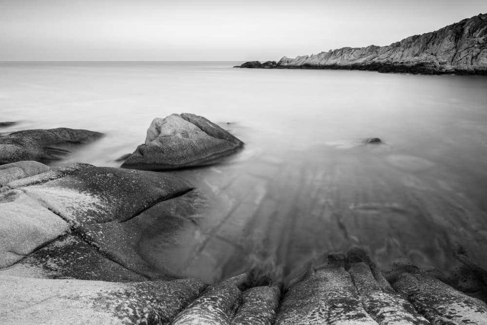 Serene Coastal Rocks by Catalin Baican — canvas wall art