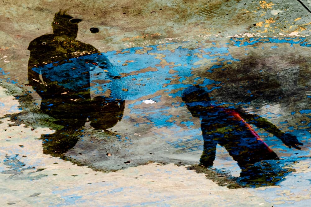 Abstract Human Shadows by Raffaele Maglione — canvas wall art