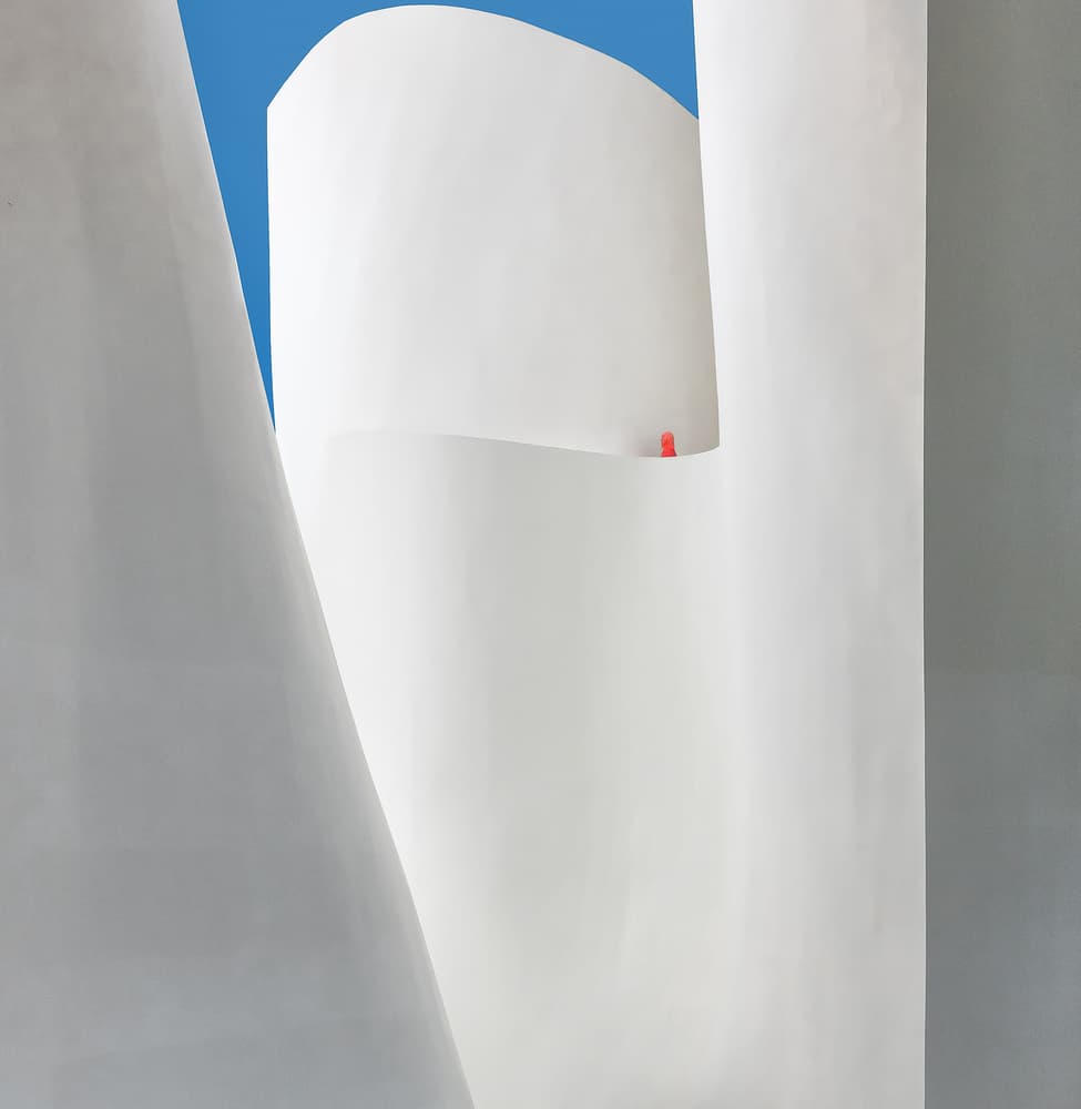 Modern Architectural Curves by Wayne Pearson — canvas wall art