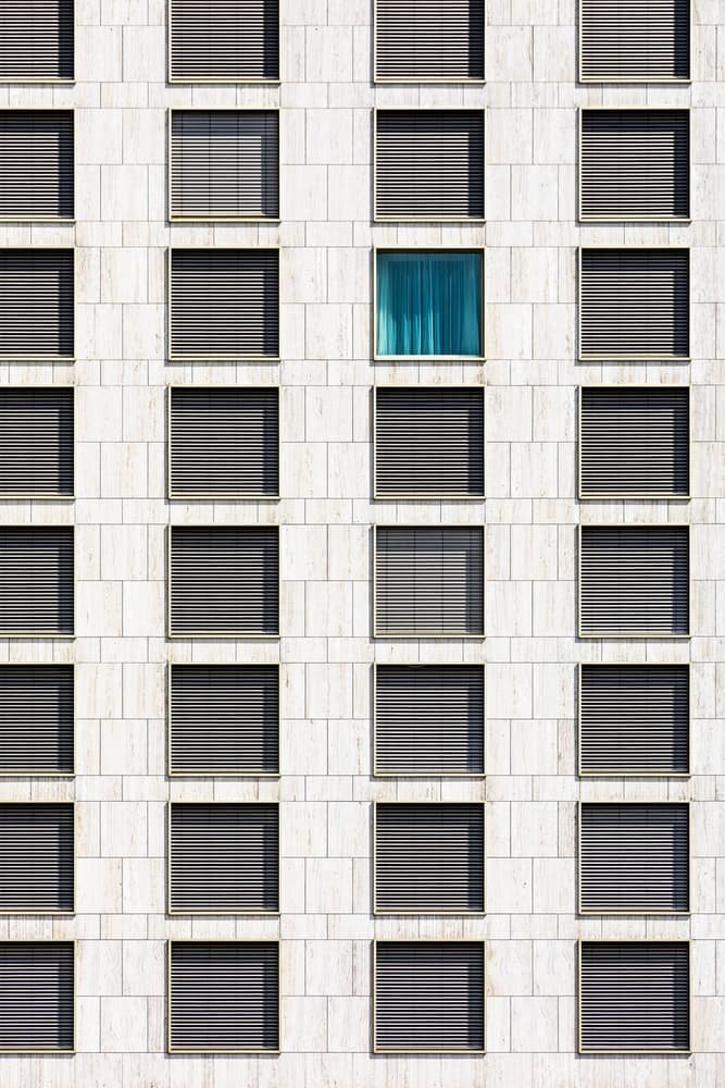 Standout Blue Window by Franco Tessarolo — canvas wall art