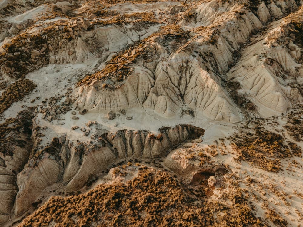 Eroded Desert Peaks by Javier Pardina — canvas wall art