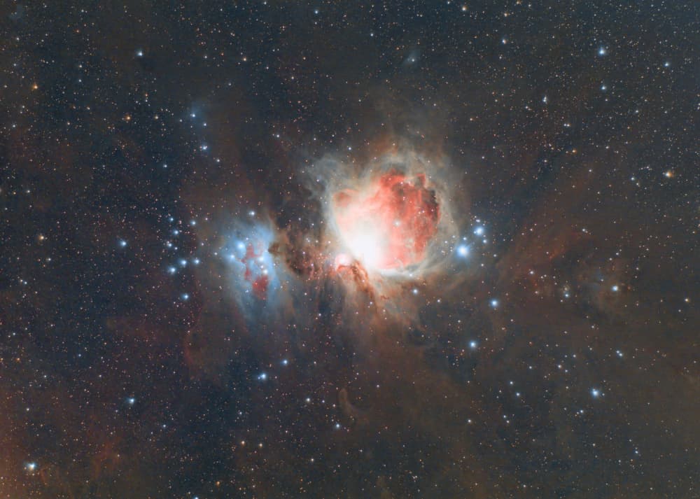 Glowing Stellar Nursery by Junbo Liang — canvas wall art
