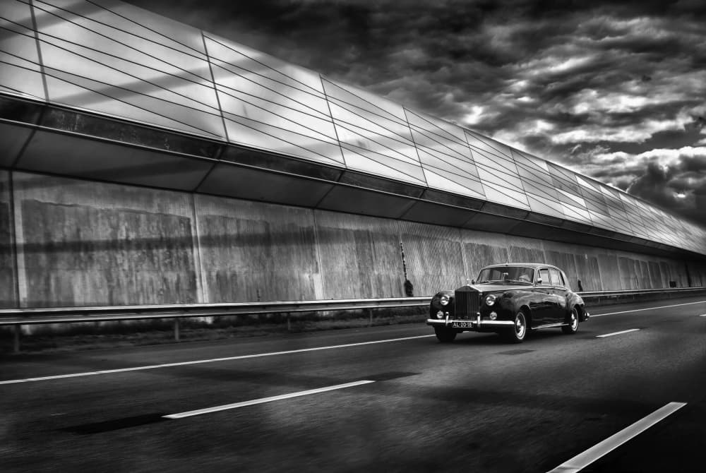 Classic Car Drive by Gerard Valckx — canvas wall art