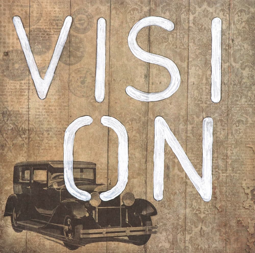 Vintage Car Vision by Santhosh ch — canvas wall art