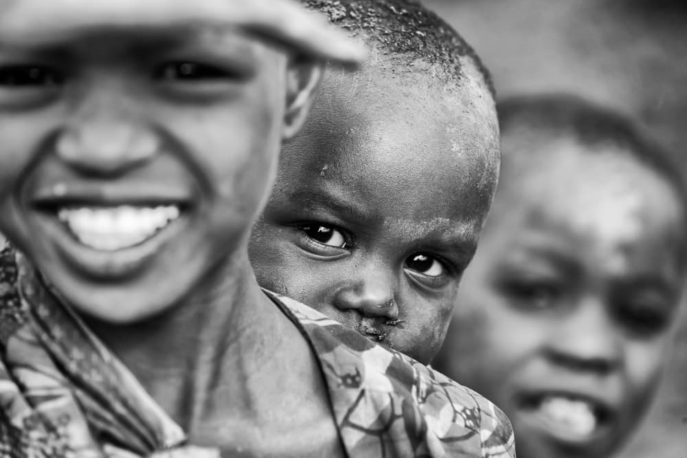 Joyful African Children by Goran Jovic — canvas wall art