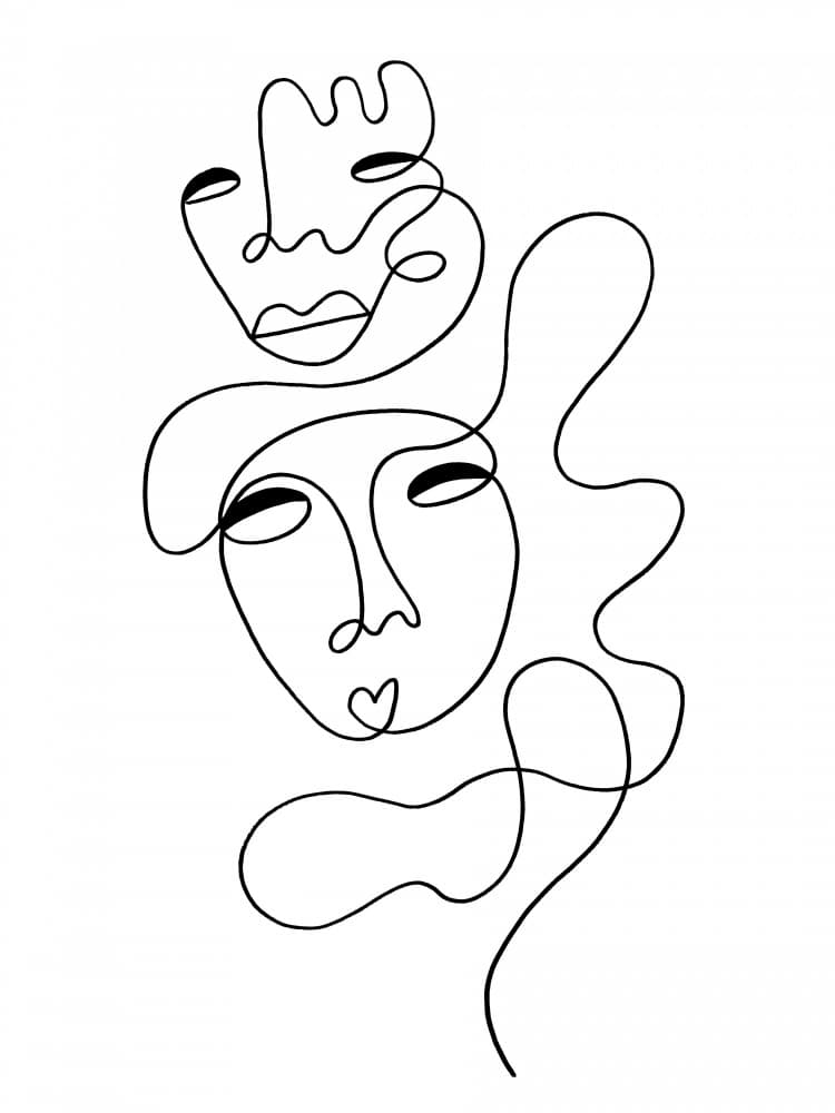 Thinking About You by Shatha Al Dafai — canvas wall art