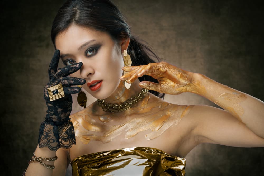 Dramatic Golden Beauty by Suguru Sumimoto — canvas wall art