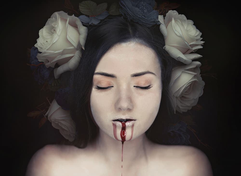 Gothic Rose Dream by Oren Hayman — canvas wall art