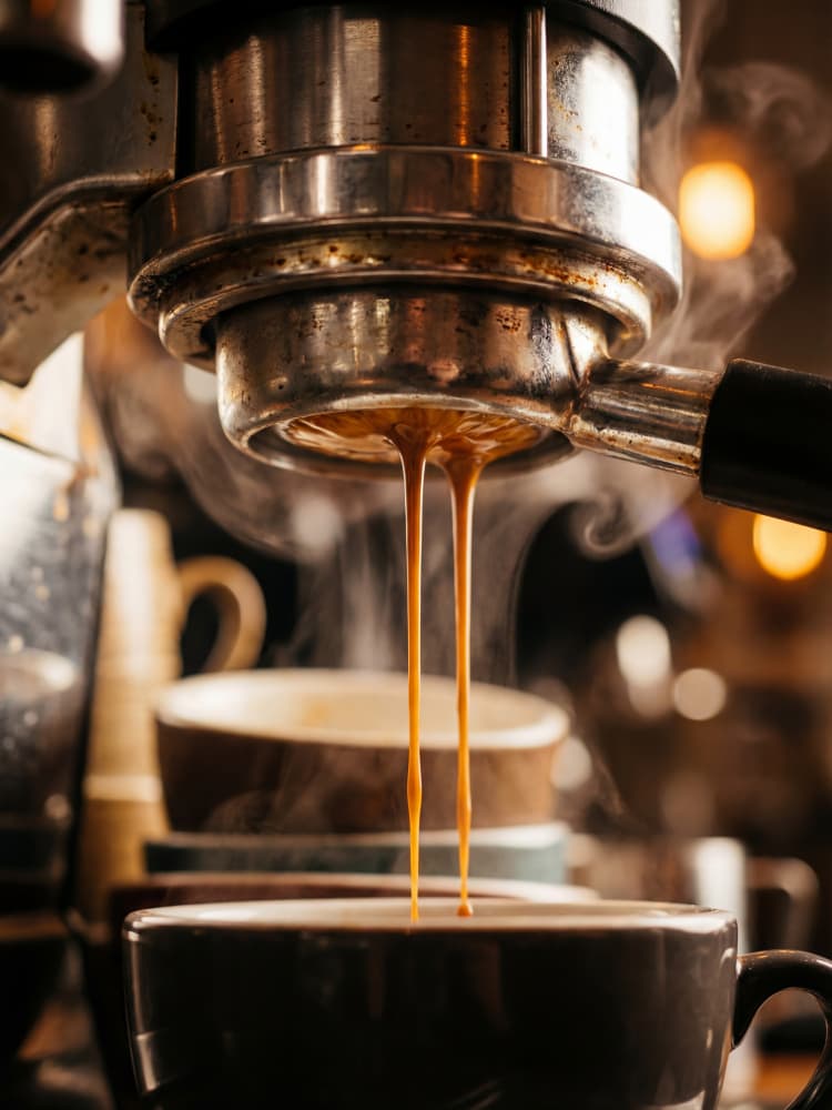 Fresh Espresso Pour by Andreas Magnusson — canvas wall art