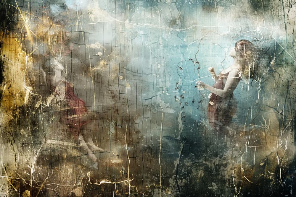 Ethereal Dream Figures by Rafal Kulik — canvas wall art