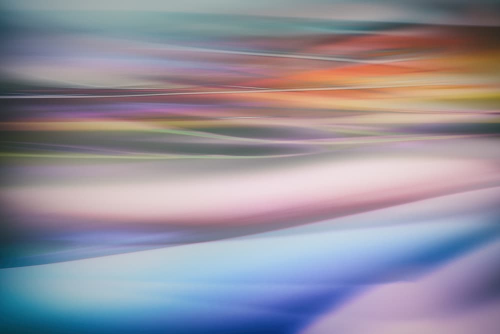 Flowing Abstract Light by Keren Or — canvas wall art