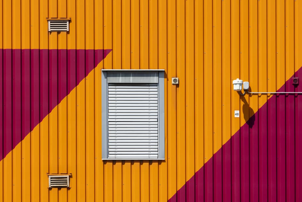 Geometric Color Block Wall by Peter Hrabinsky — canvas wall art