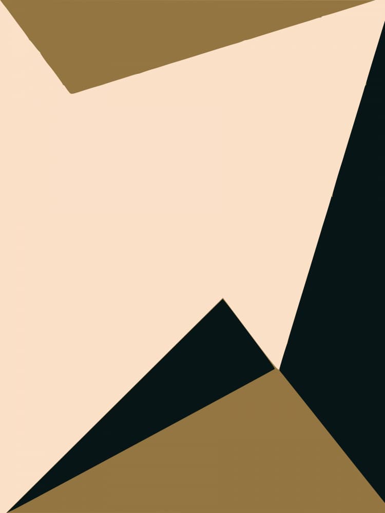 Modern Geometric Shapes by Little Dean — canvas wall art