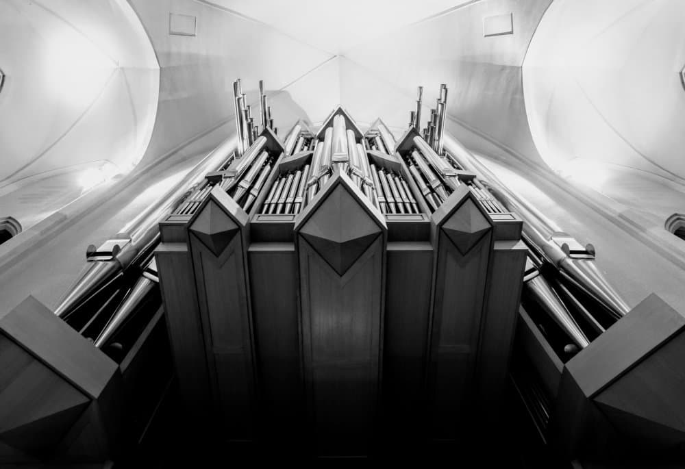 Dramatic Pipe Organ by Elizabeth Allen — canvas wall art